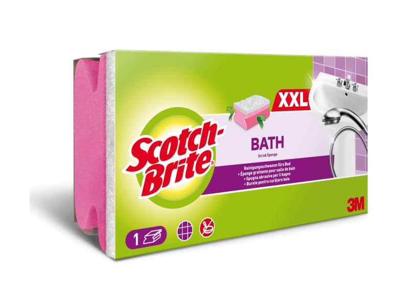 Scotch-Brite Schwamm Scotch-Brite Bad XXL 1 Stück Reinigungsschwamm für Ihr Bad von 3M