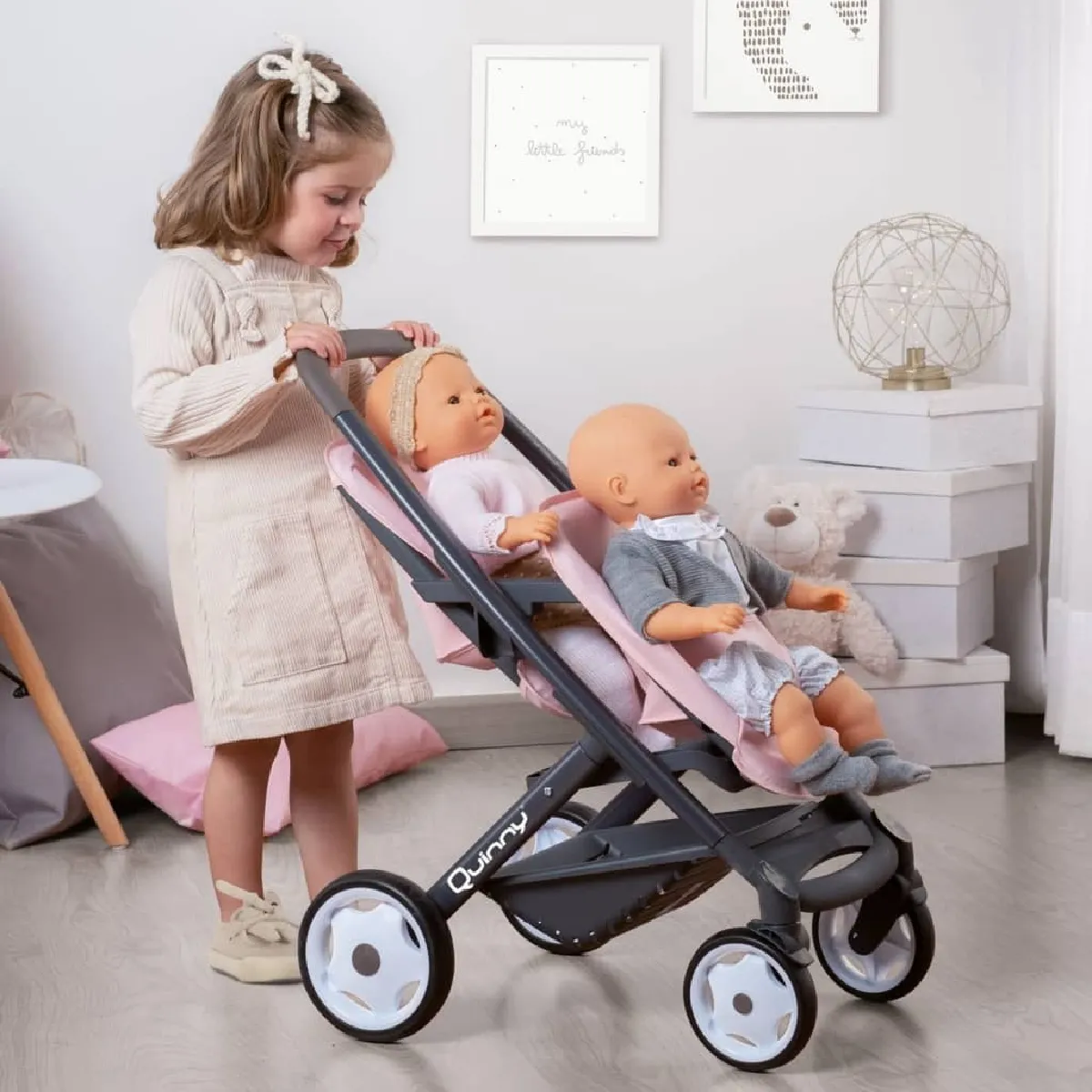 SMOBY Poussette Double Maxi-Cosi