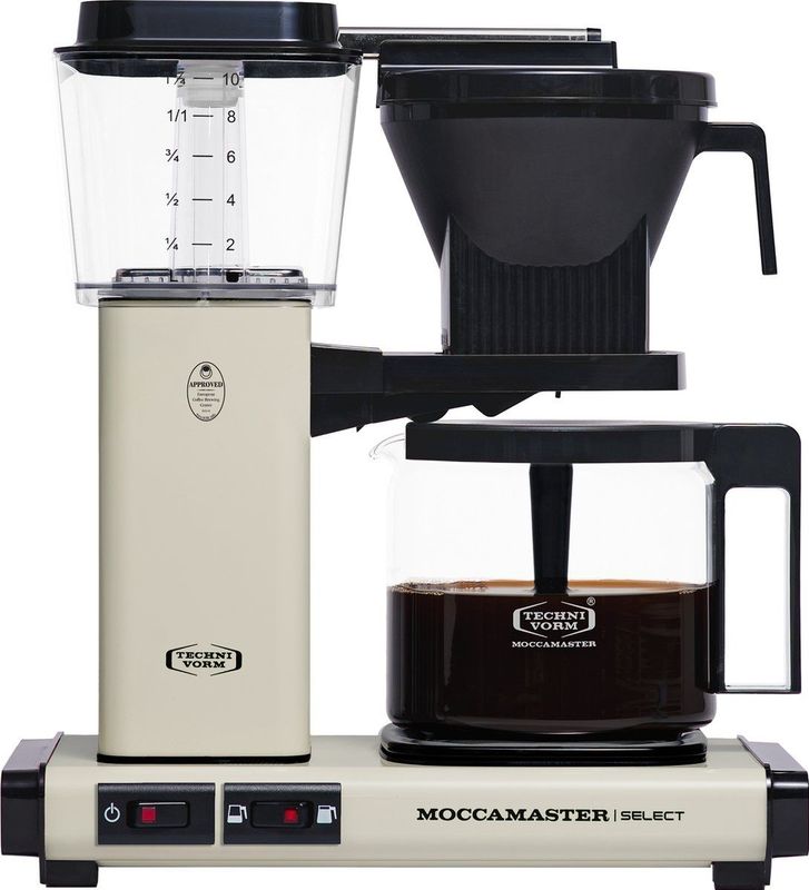 Moccamaster - KBG Select - Filterkoffiemachine - Off-White - Koper Verwarmingselement