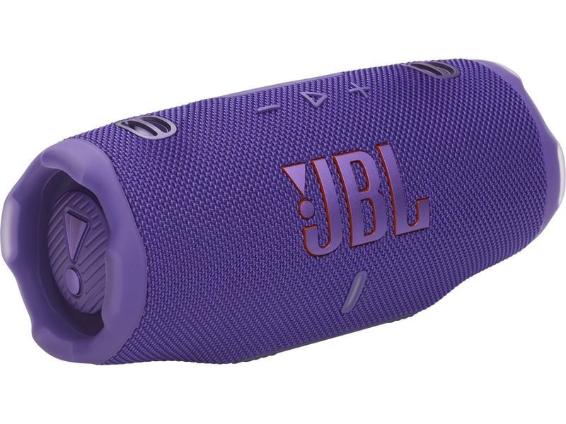 JBL Bluetooth Speaker Charge 6 Violett Tragbarer wasserdichter und stossfester Bluetooth-Lautsprecher