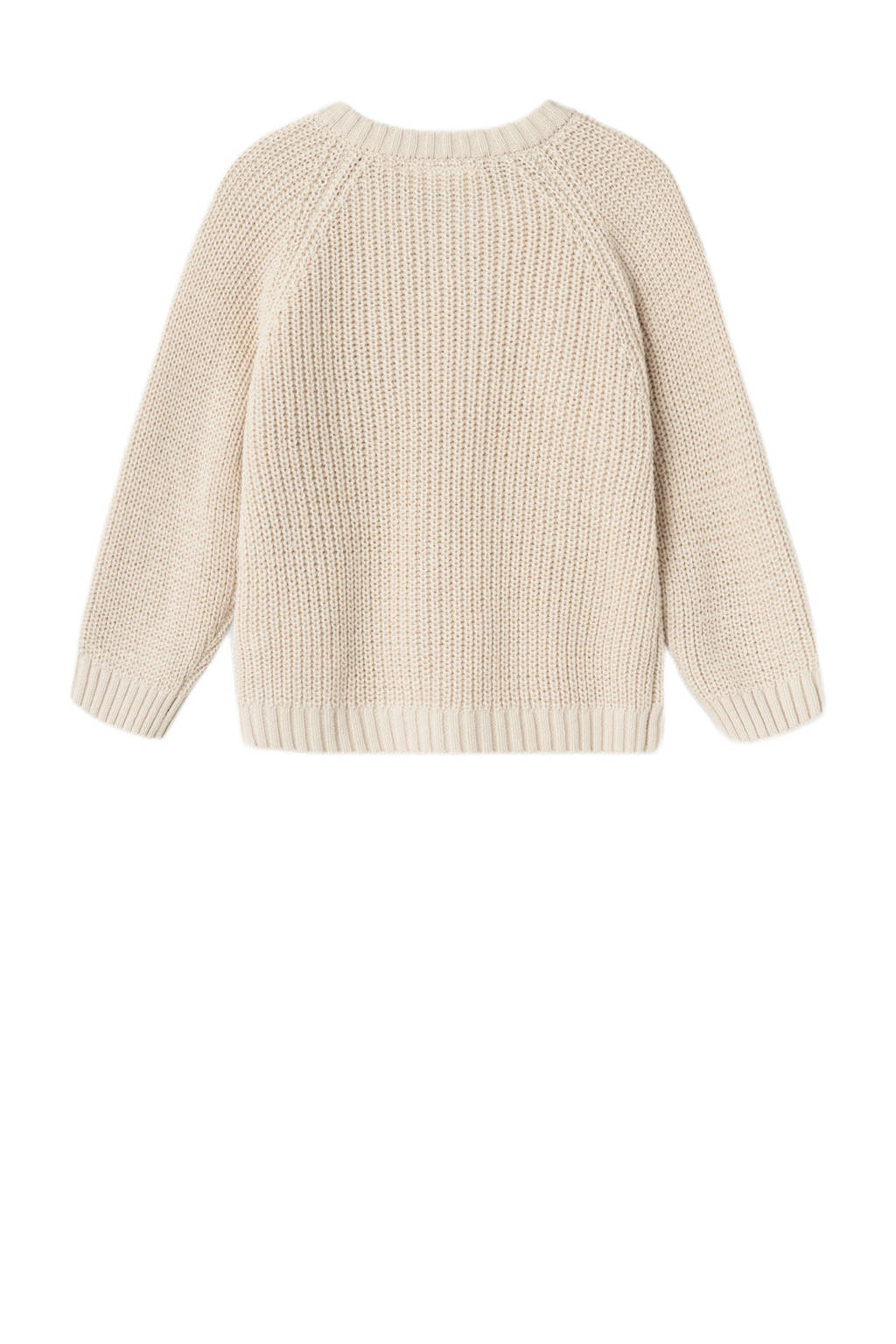 LIL' ATELIER gebreid vest NMNEMLEN beige