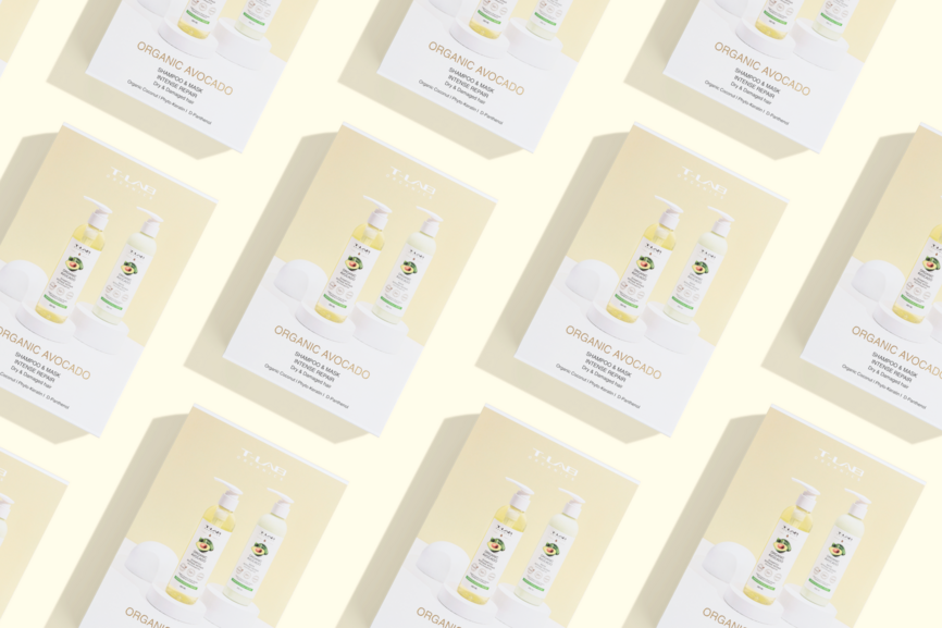 T-Lab Organics Avocado Duo hårpleie gavesett