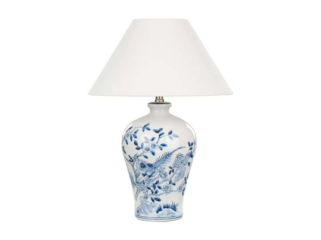 Lampe à poser MAGROS Porcelaine Blanc