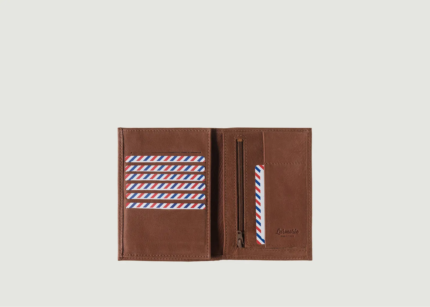 Grand portefeuille Albert cuir vintage Larmorie