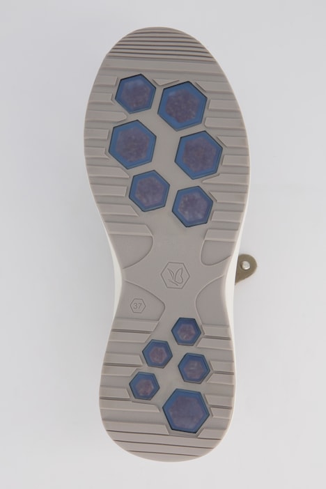 Caprice Leder-Sneaker, Memory Foam, Zipper, Komfortweite