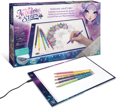 Nebulous Stars Tegne-tablet med LED-lys