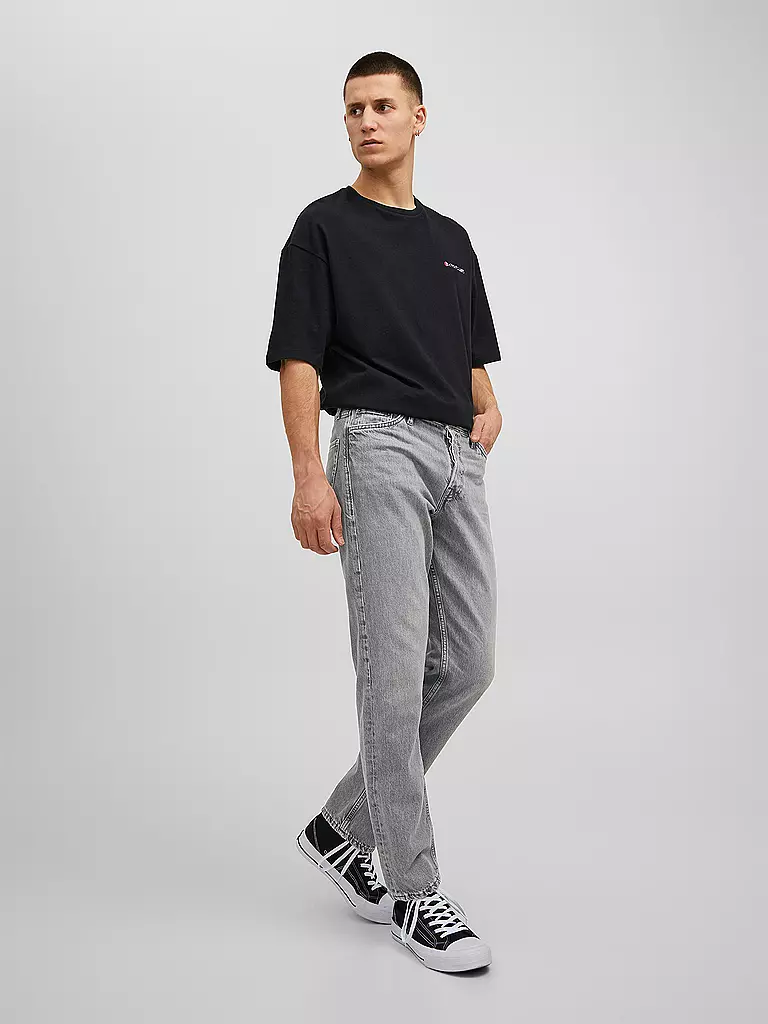 JACK & JONES Jeans Relaxed Fit JJICHRIS JJORIGINAL grau