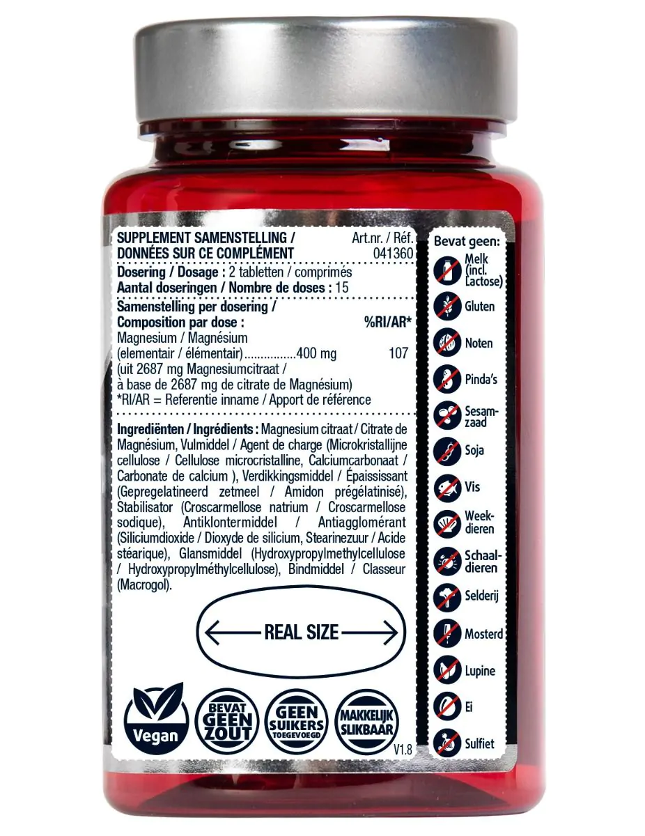 Magnesium Citraat tabletten 400 mg