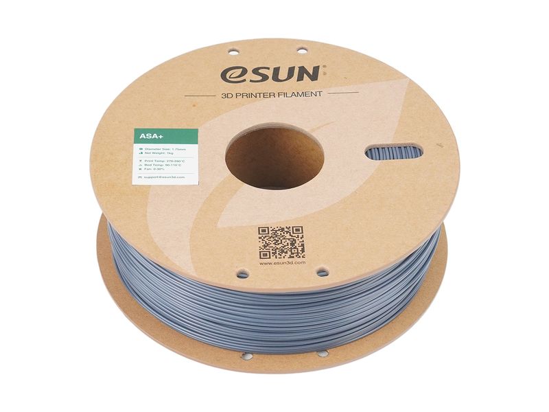 eSun Filament ASA  Grau 1.75 mm 1 kg ASA  Filament