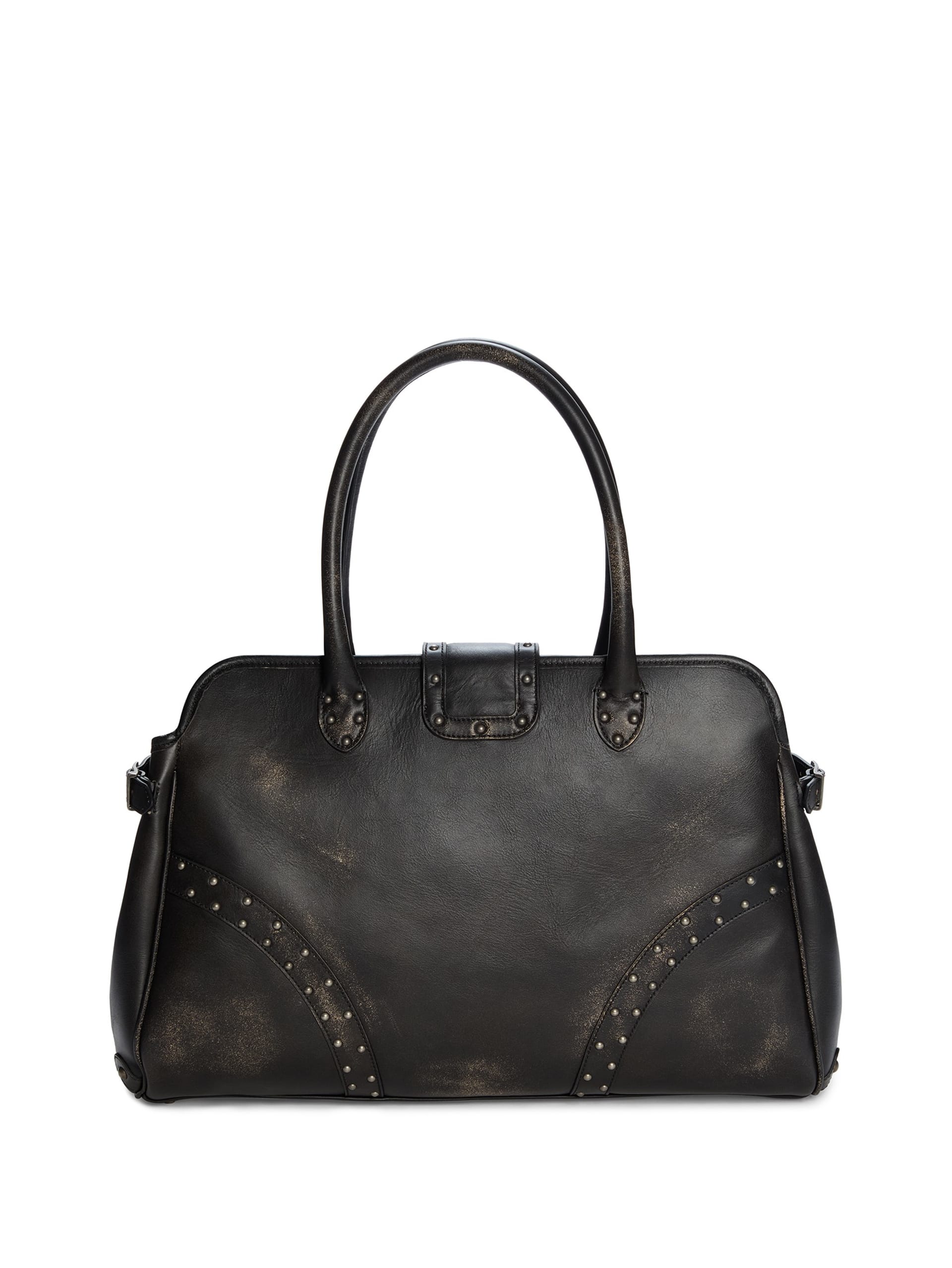 bolsa de fivela de couro