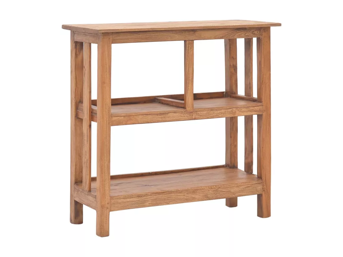 Table console bois d'acajou massif 69x28x70 cm