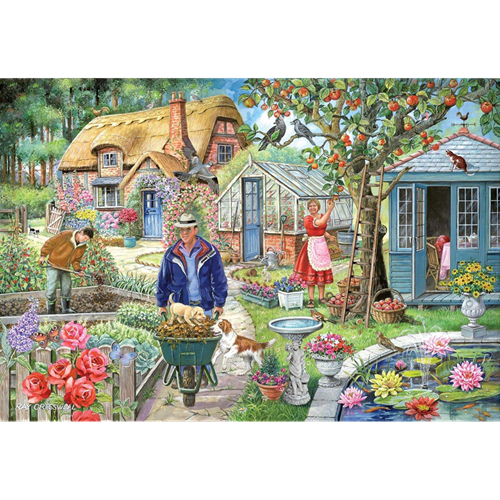 N°1 -dans le jardin 1000pc puzzle