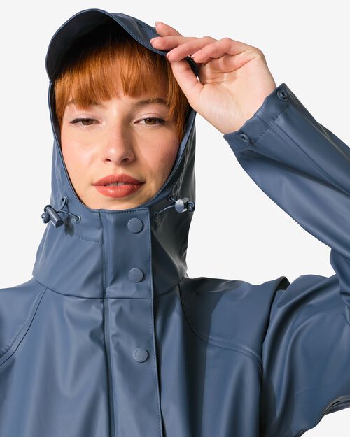 imperméable femme bleu