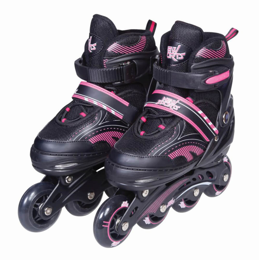 New Sports Inliner Pink, ABEC 7, Größe 31 - 34