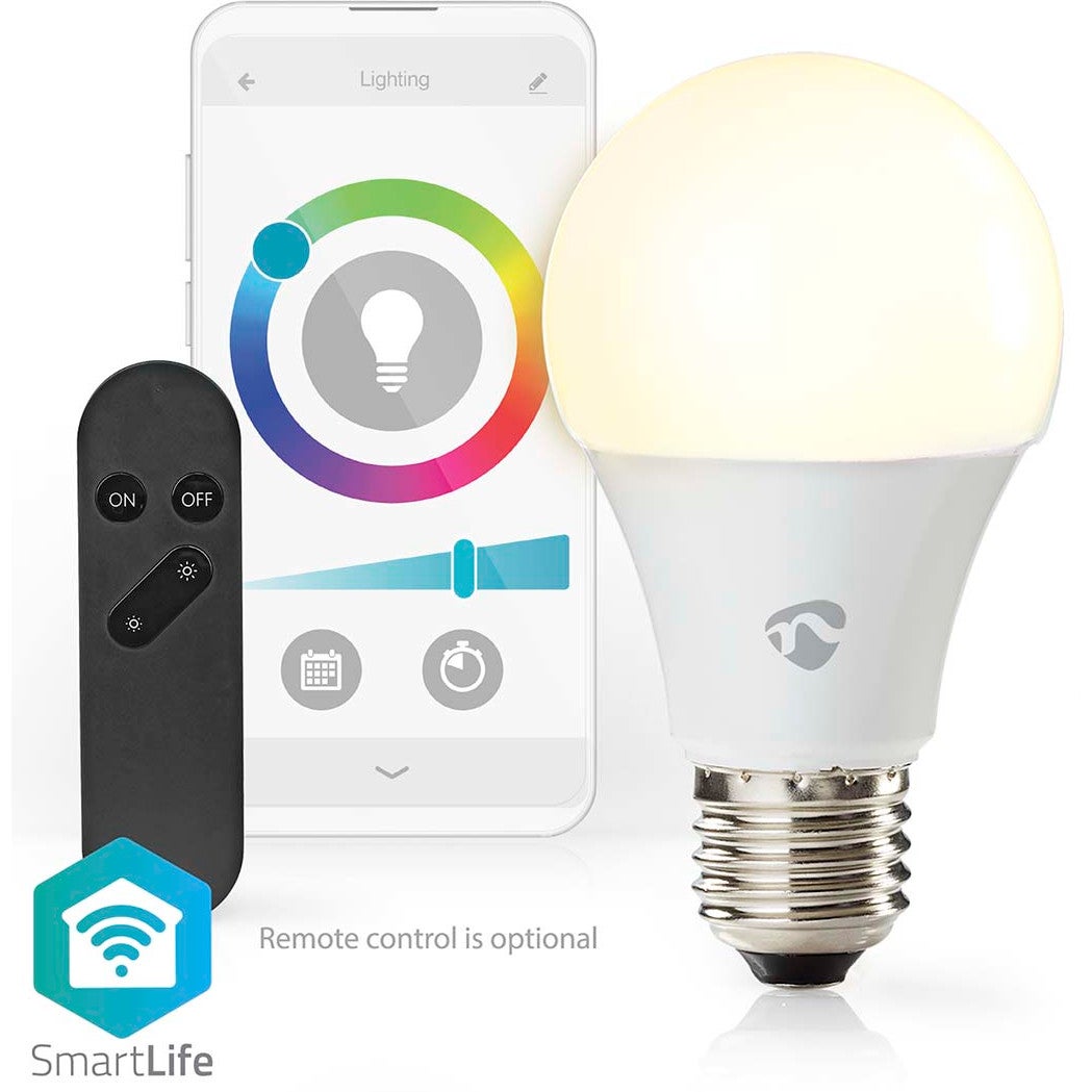 Nedis WIFILRC10E27 Smartlife multicolour LED-lamp E27 806lm 9W