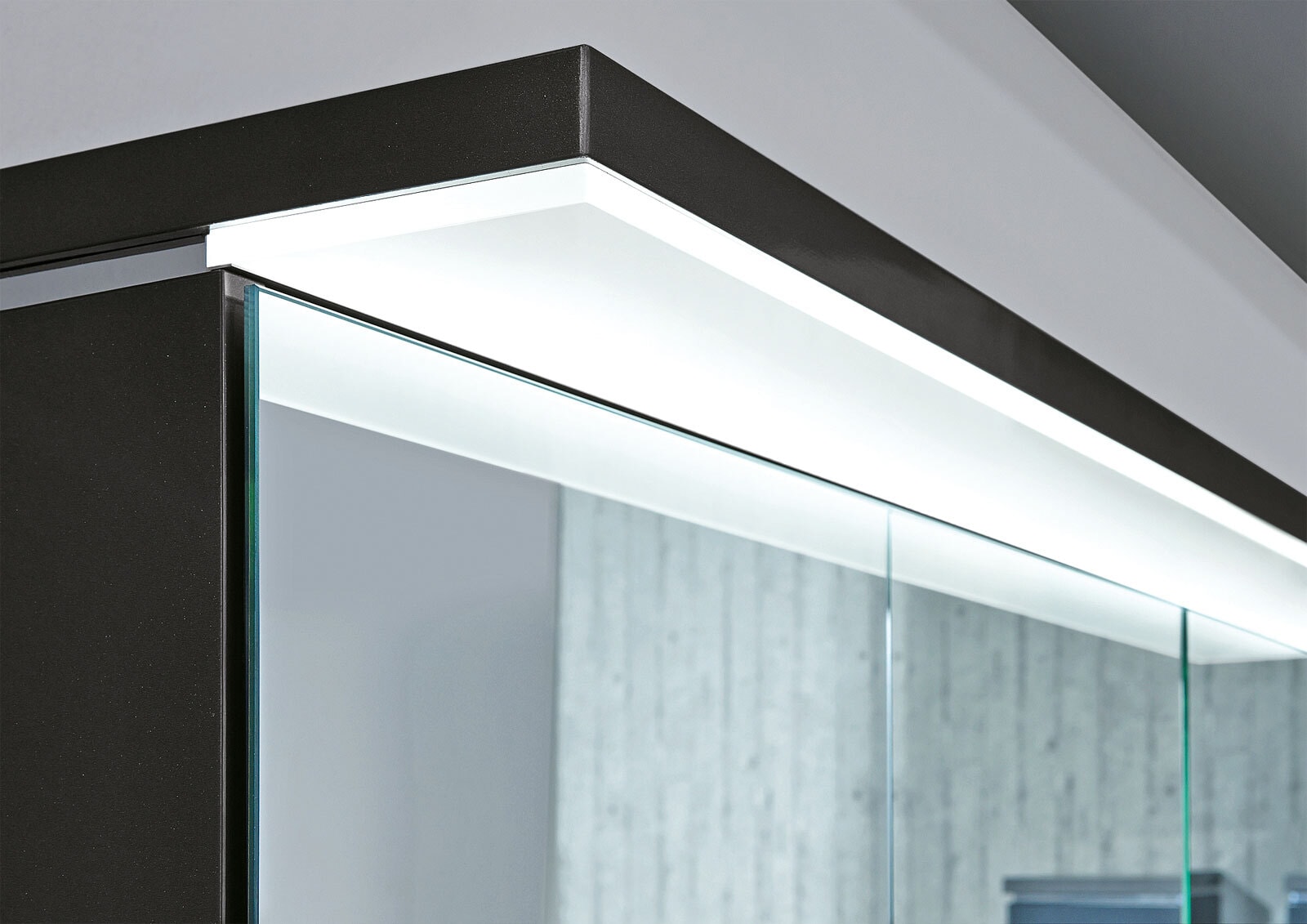 puris Spiegelschrank COOLLINE 90 x 68 x 15 cm Cosmos Grey