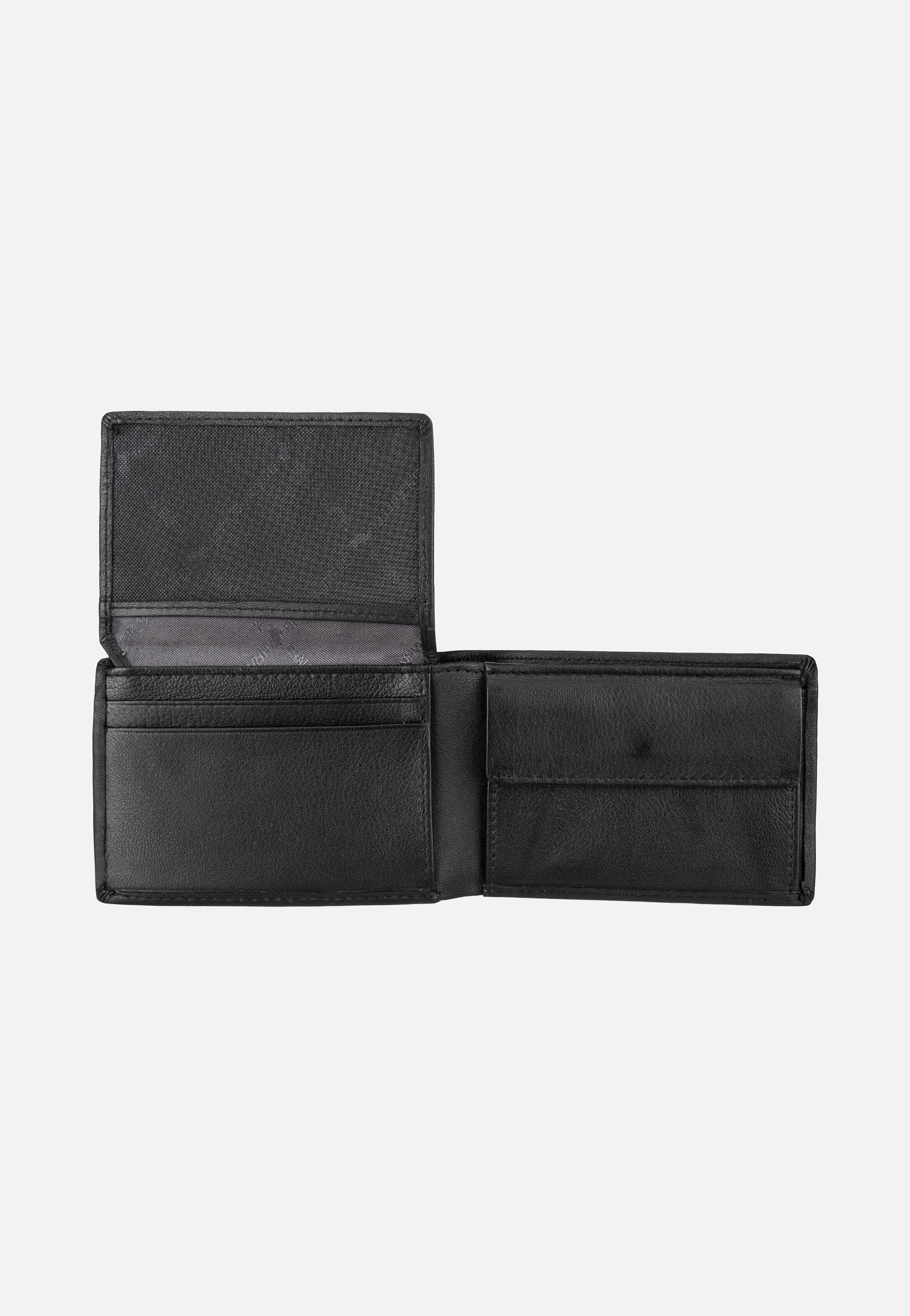 Hannes Coin Wallet S 4Cs Schwarz - Portemonnaie