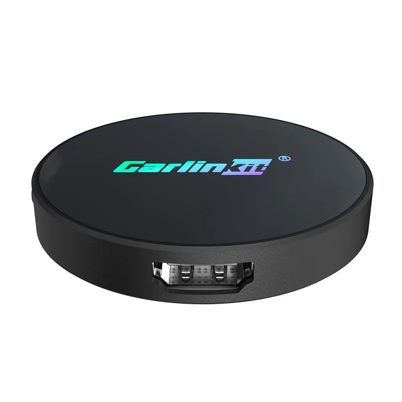HD2CP Pro Auto KFZ Wireless Bluetooth Apple CarPlay /  Android Auto Adapter mit 2K HD Input / YouTube / Netflix (iOS / Android) - Schwarz