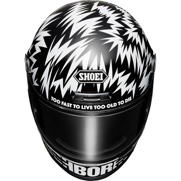 Shoei - Casque Glamster 06 Neighborhood X DSC TC-5 / Noir / Blanc