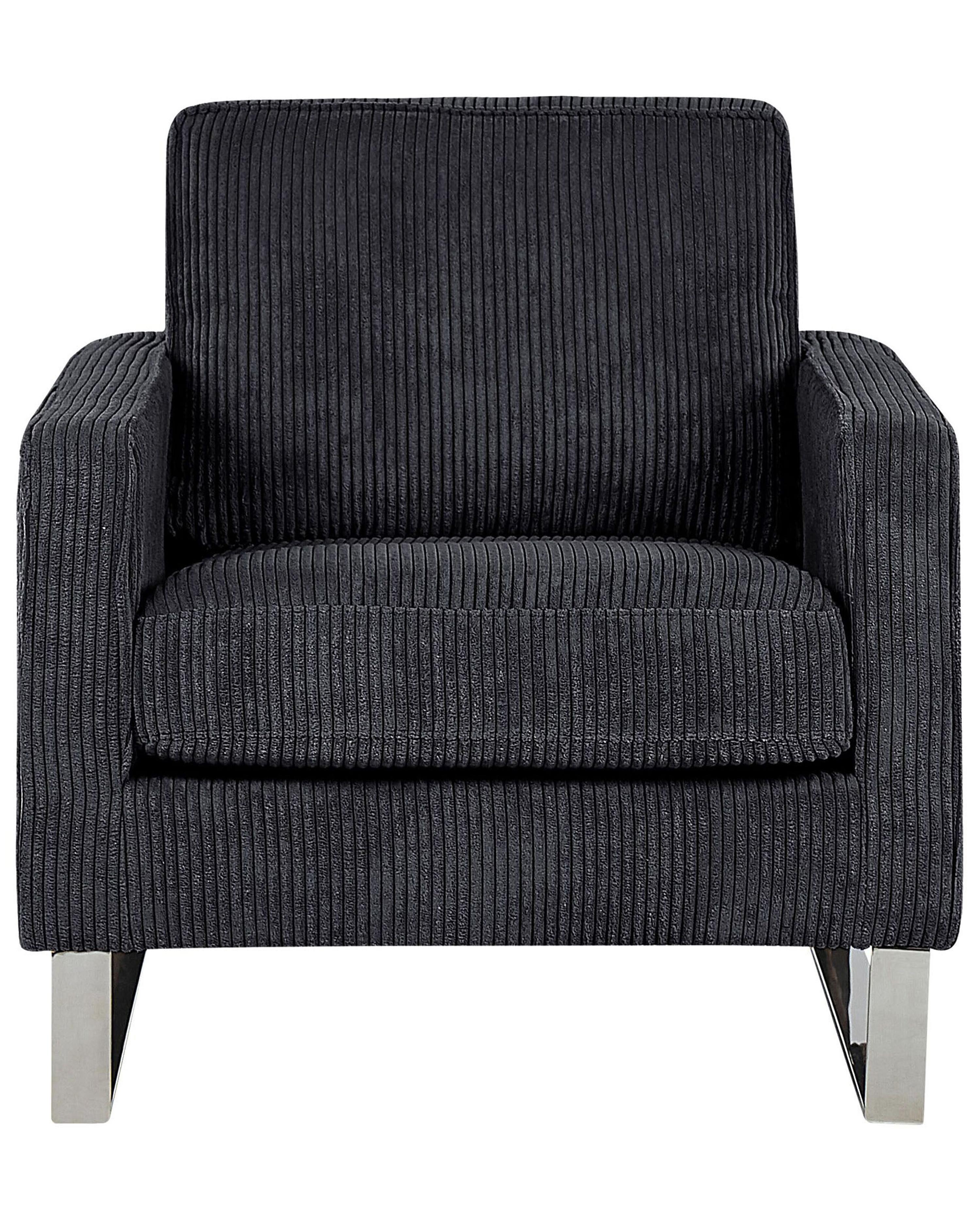 Fauteuil VIND Corduroy Zwart