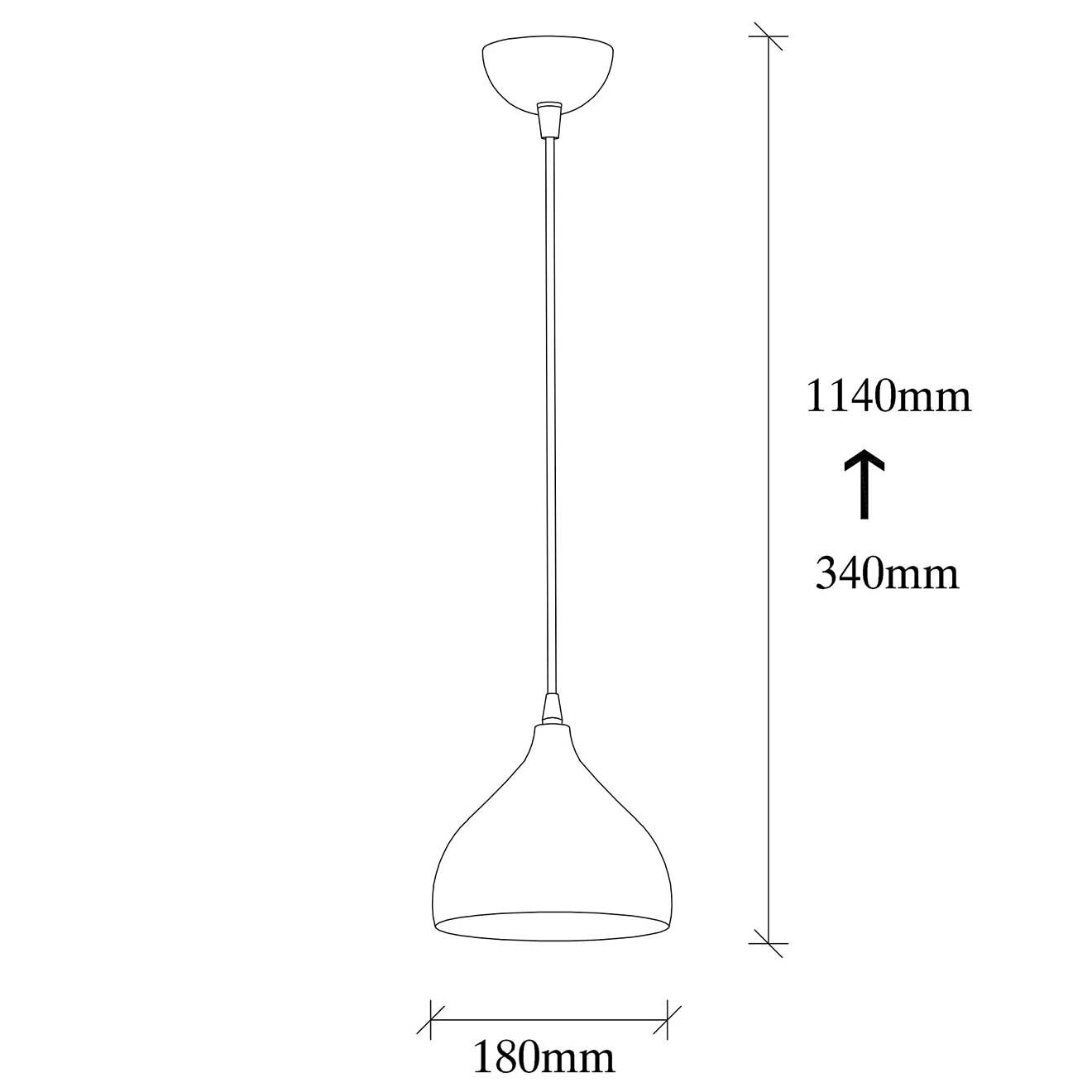Sheen Suspension Tattoo  vintage - 18x18x114 cm