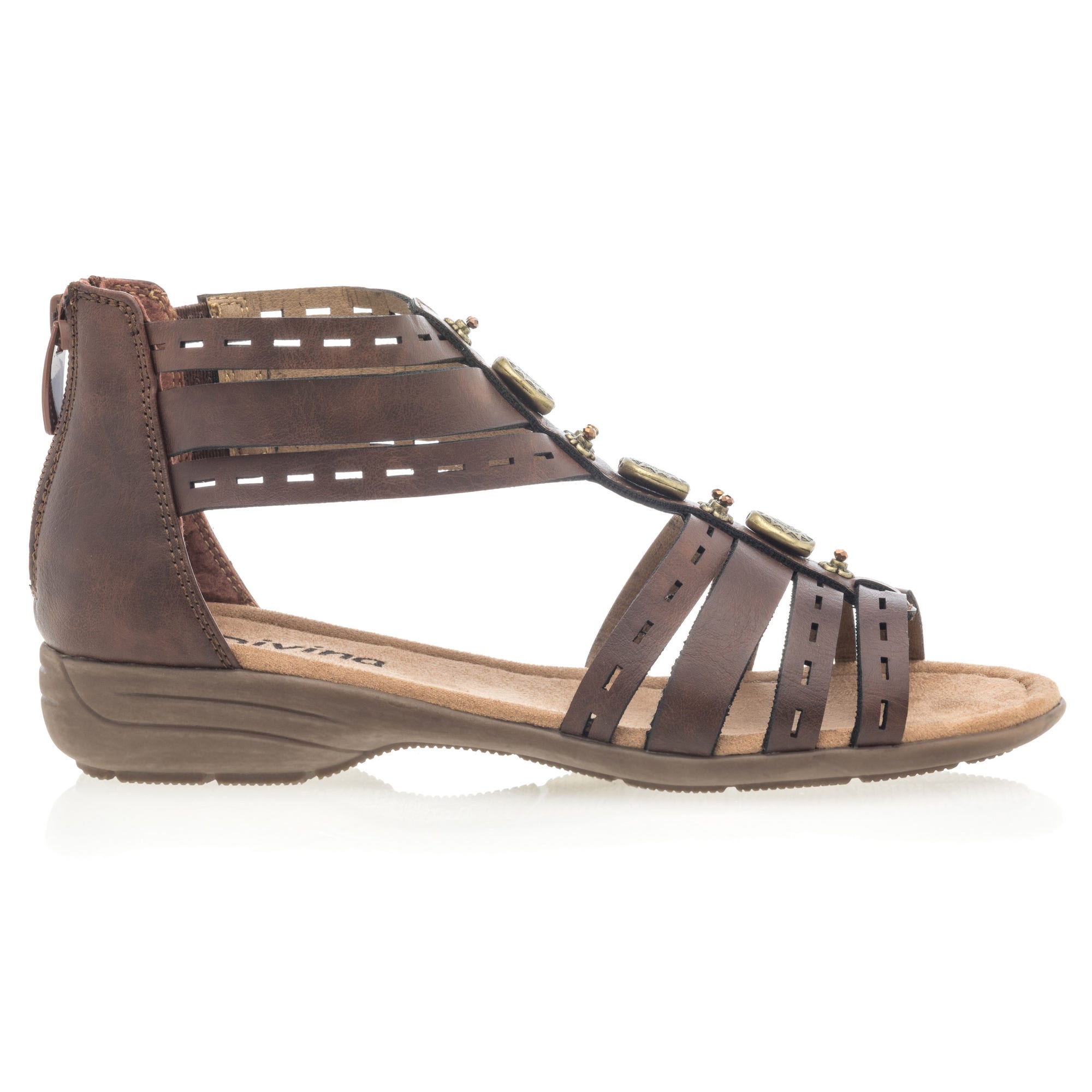 Sandales Femme cognac