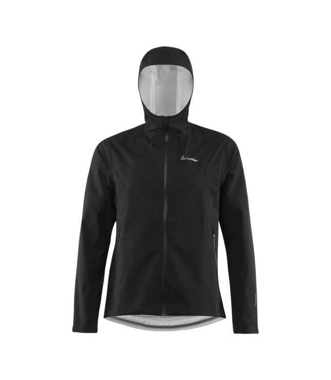 LöfflerHODDED JACKET CF WPM-PROTECT - schwarz