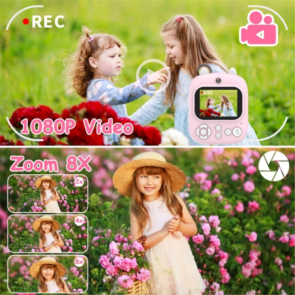 (12MP) Dual Kinder Sofortbild Kamera Fotoapparat Digitalkamera mit 2.4