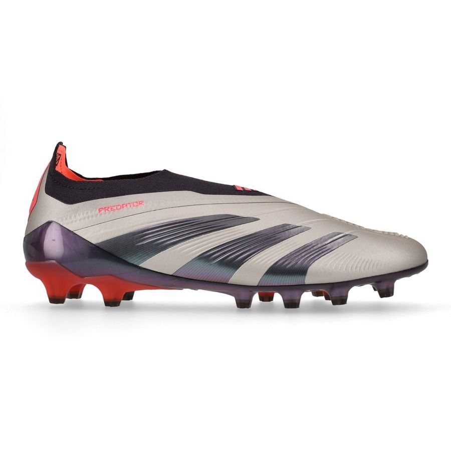 adidas Predator Elite Laceless AG Vivid Horizon - Argenté/Aurora Black/Turbo