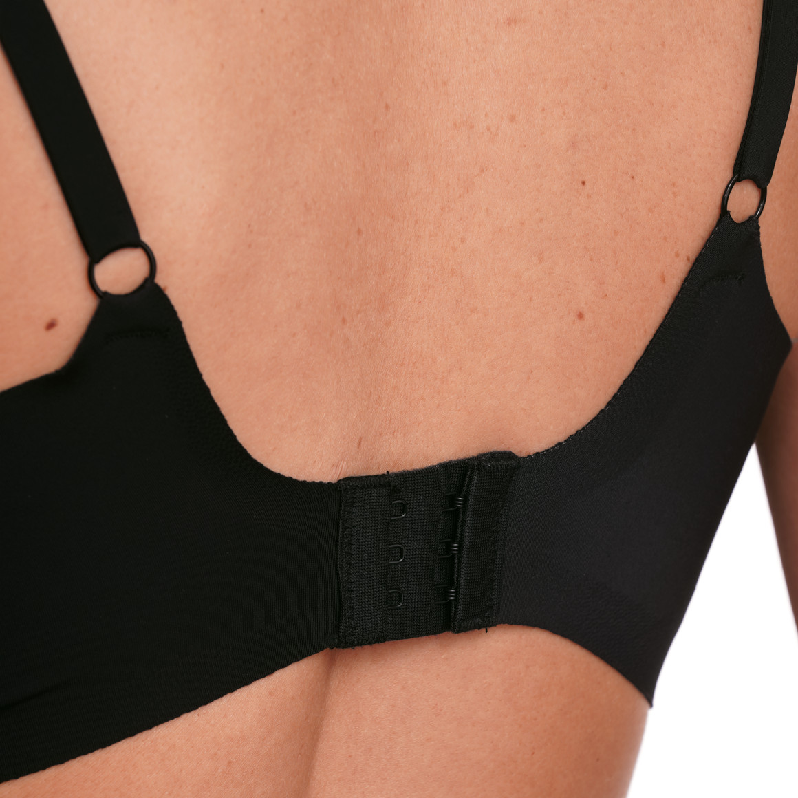 Gina Benotti Damen Seamless-Bustier aus glatter Mikrofaser schwarz