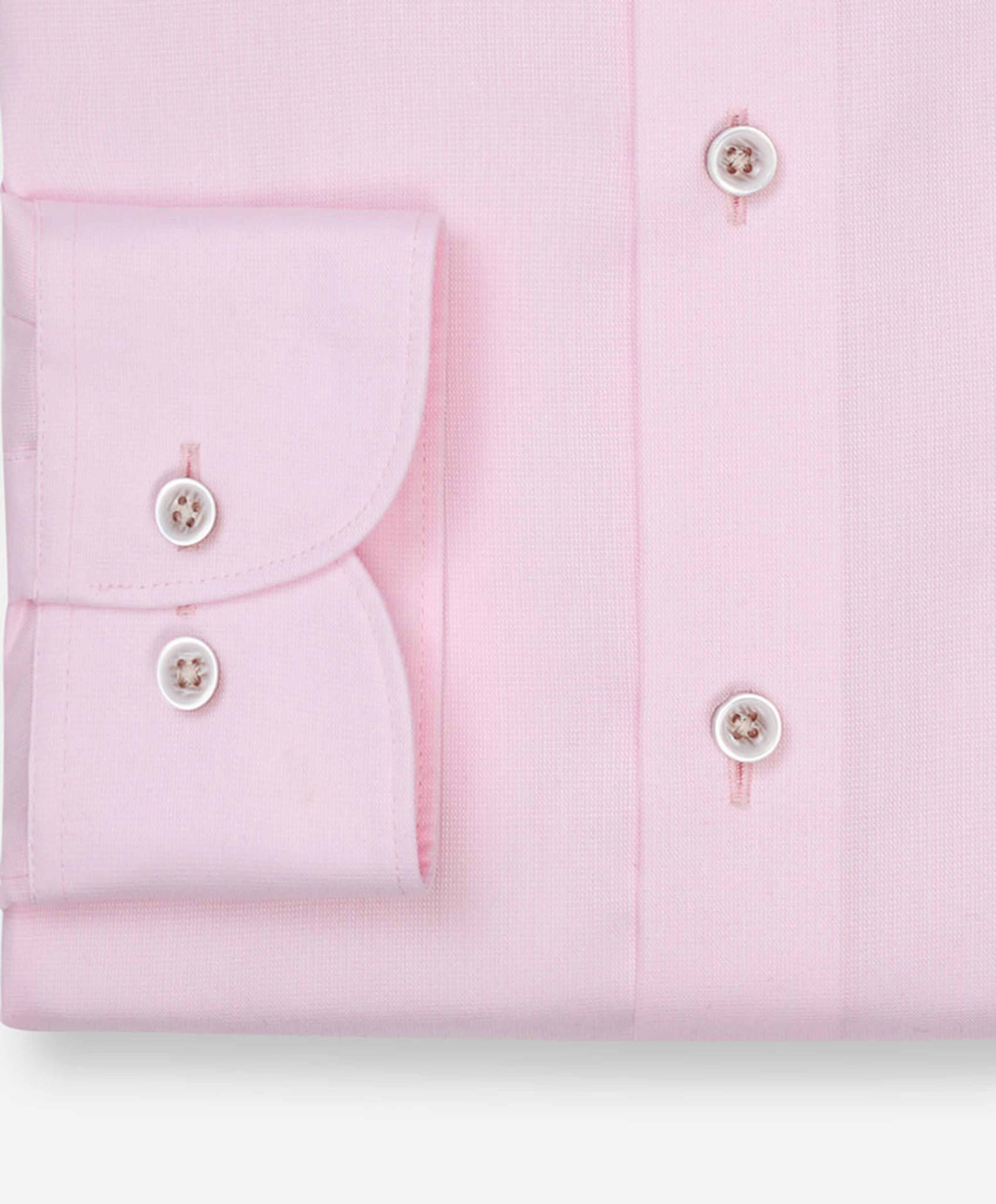 Olymp Modern fit Luxor Heren overhemd lange mouw roze