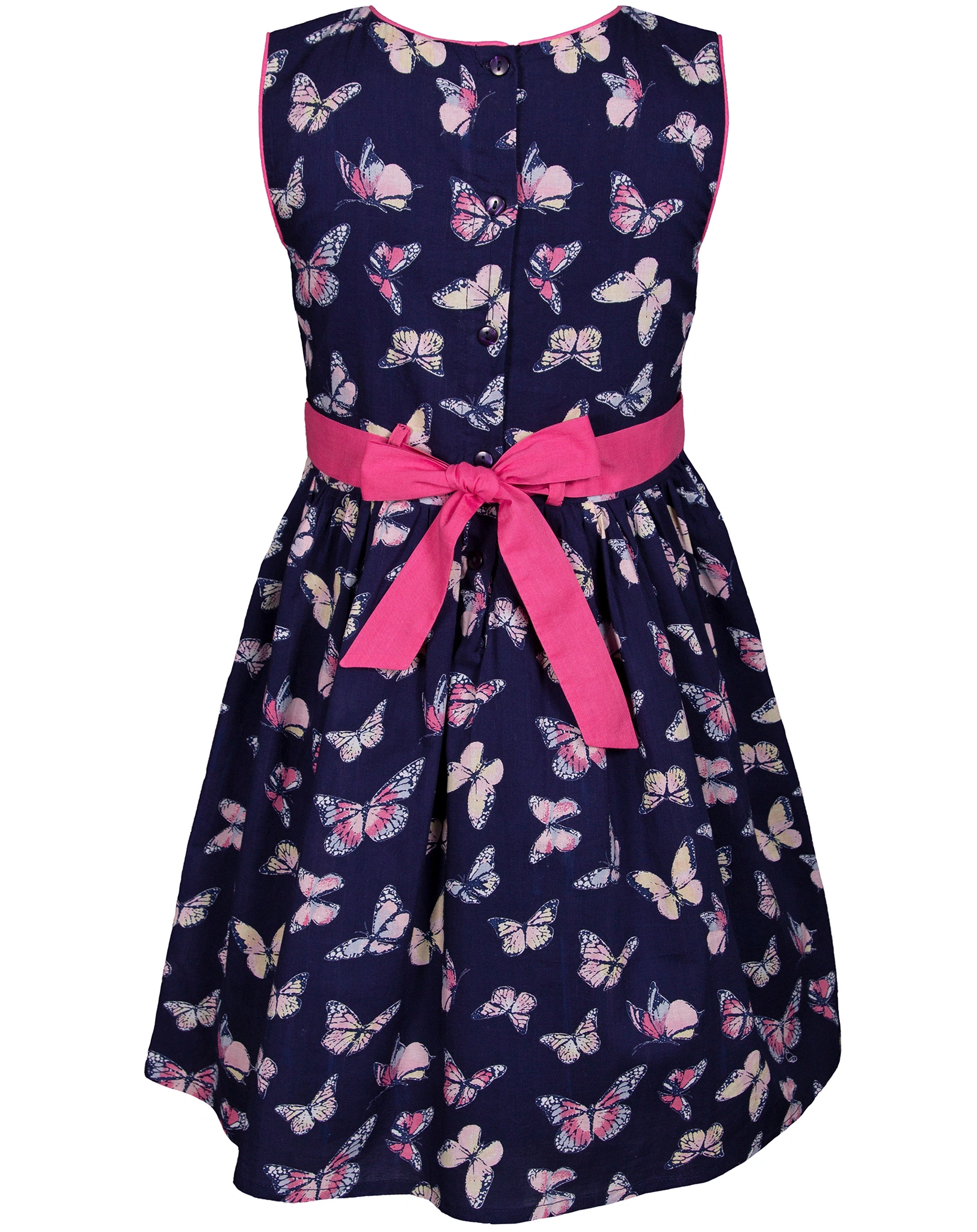 Kleid PAPILLONS ärmellos in navy