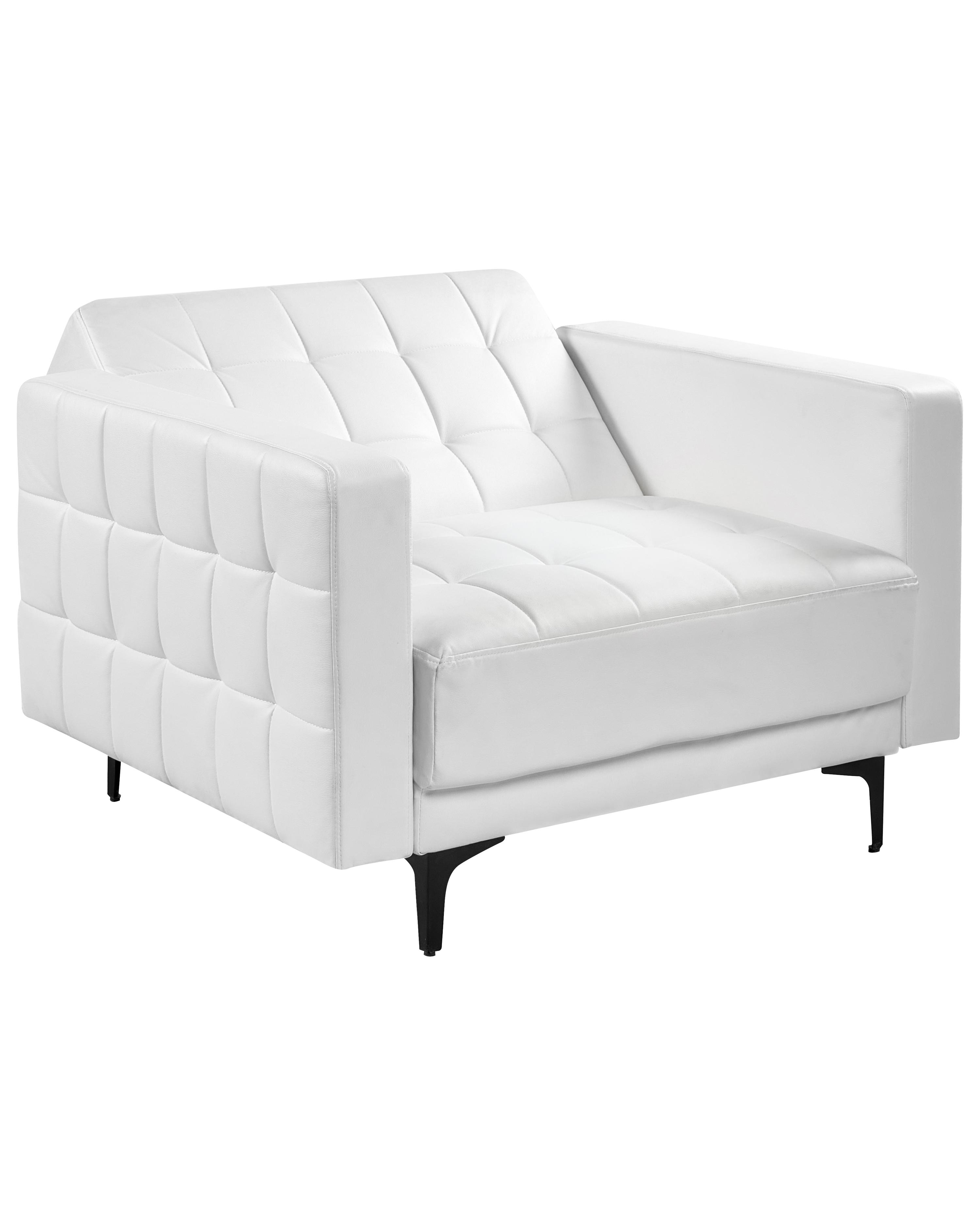 Fauteuil ABERDEEN Kunstleer Wit