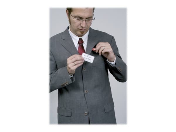 DURABLE CLICK FOLD - Navneskilt - for 54 x 90 mm - magnet - gjennomsiktig (en pakke 10)