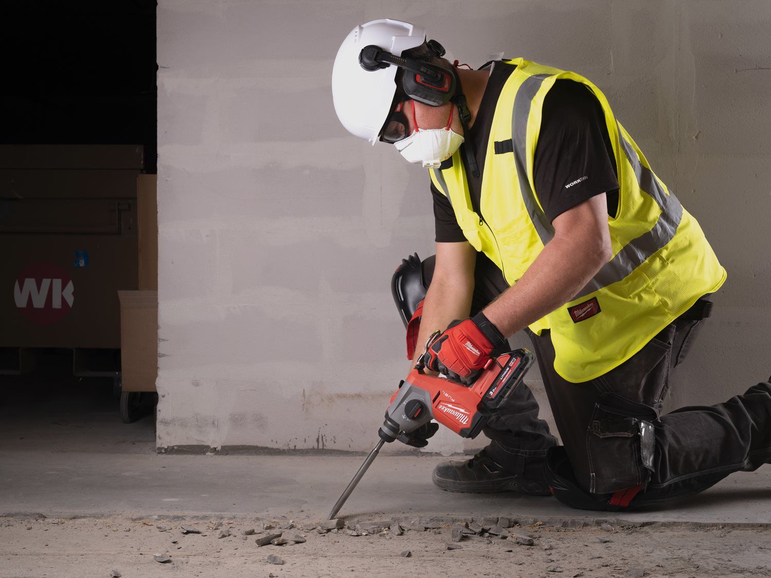 Milwaukee M18 FUEL™ Compacte accu combihamer SDS-Plus 1,7J incl. stofafzuiging 18V basic body in koffer - 4933498586