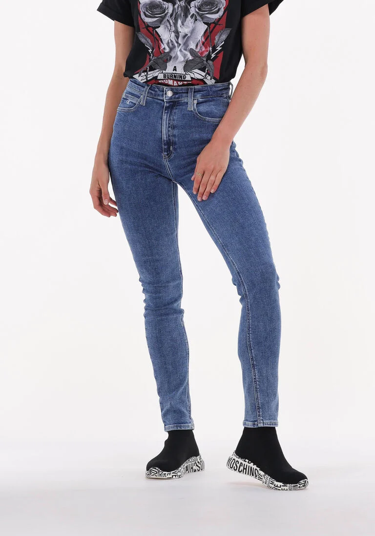 CALVIN KLEIN blauwe calvin klein skinny jeans high rise skinny 15787