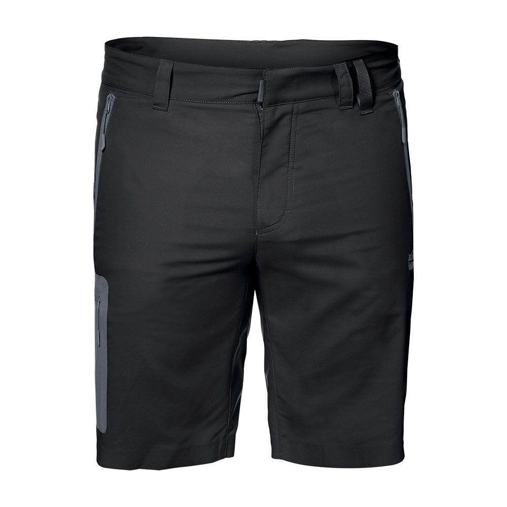 Jack Wolfskin ACTIVE TRACK SOFTSHELL - Short Homme black