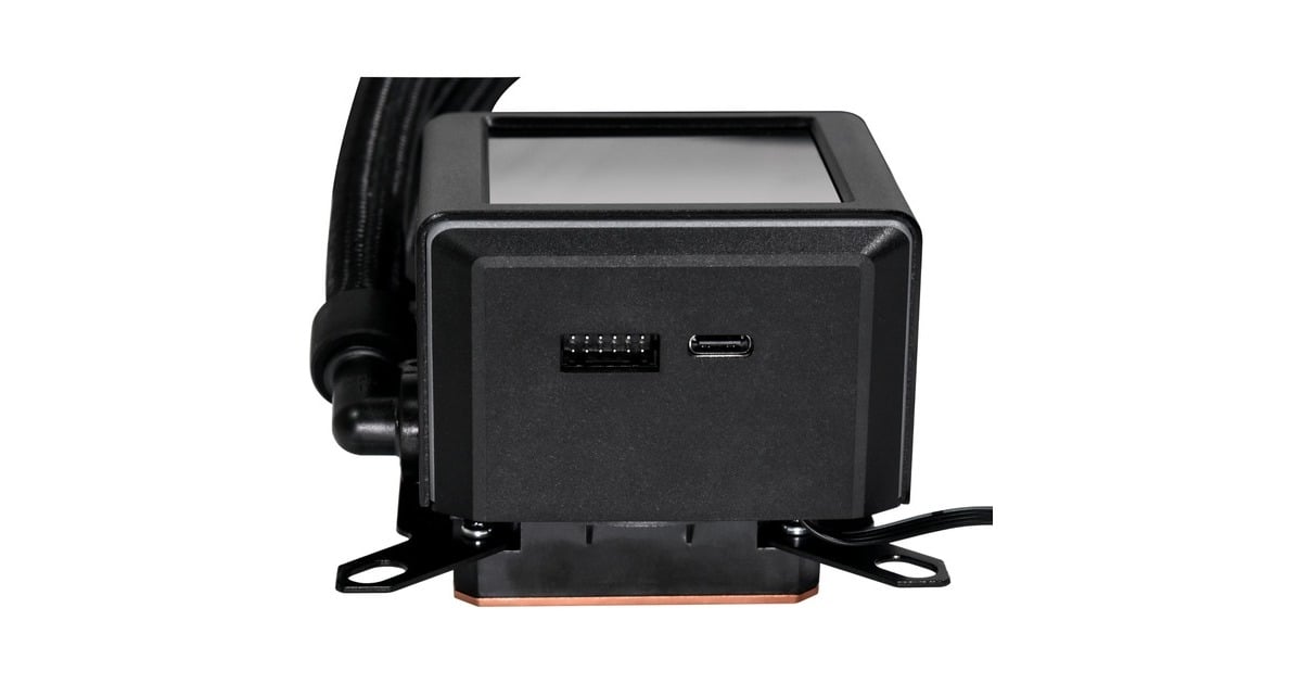 Lian LiGalahad II LCD SL-INF 360 waterkoeling  (Zwart, 4-pins PWM fan-connector)