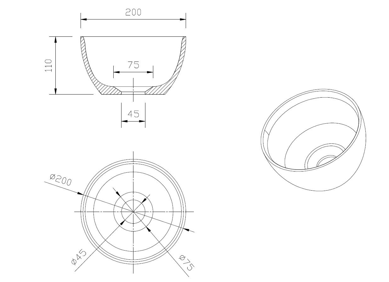 Best Design Arezzo fontein waskom 20cm sandstone