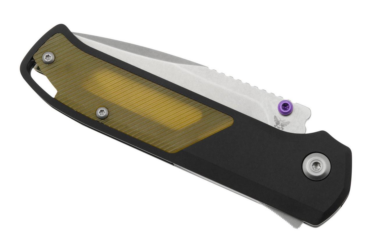 Flytanium Arcade Shark-Lock 1251 Stonewashed, Void Black Aluminum, Ultem Inlay, zakmes
