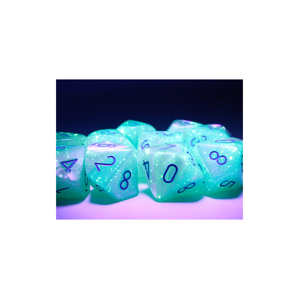 Set de 10 Dés 10 Faces Chessex : Gemini