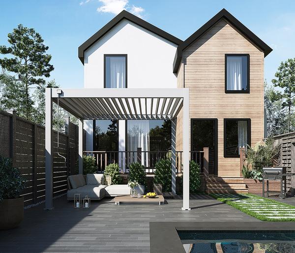 Weide Classic Pergola Alu-Stahl, ca.