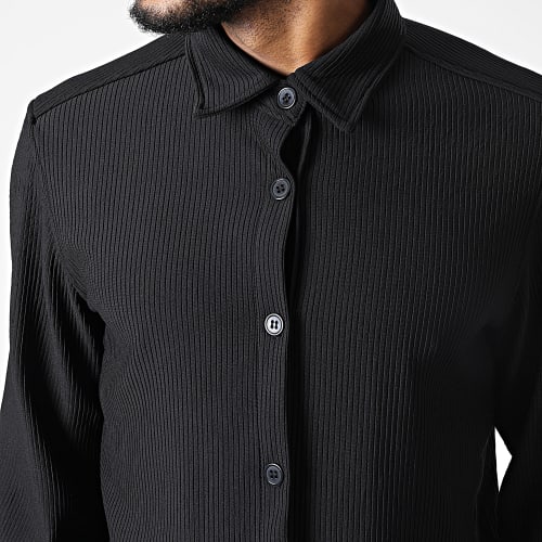 Chemise Manches Longues Noir