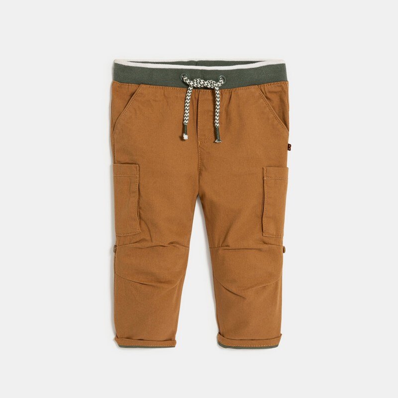 Pantalon modulable marron bébé garçon Marron