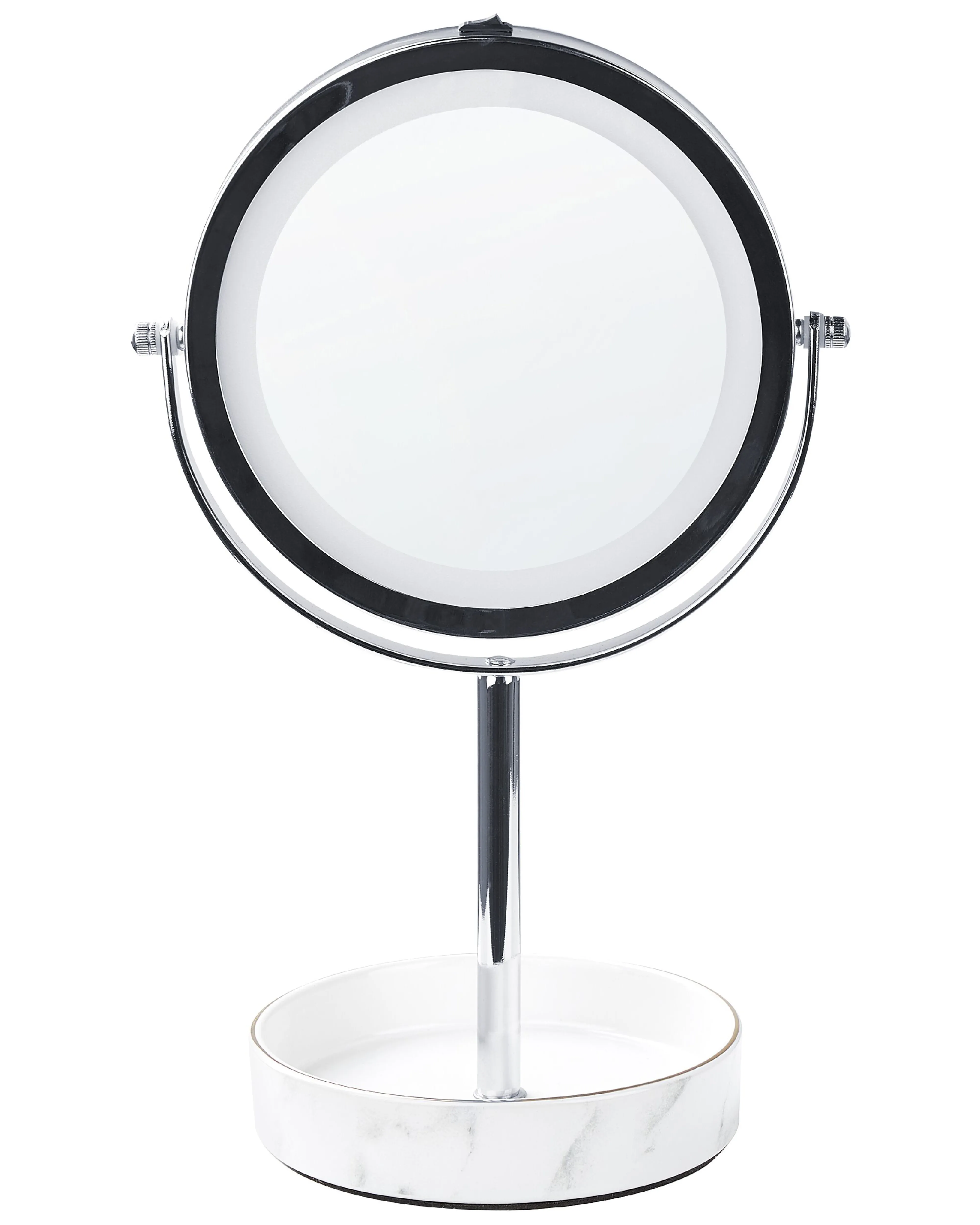 Make-up spiegel LED SAVOIE Wit/zilver