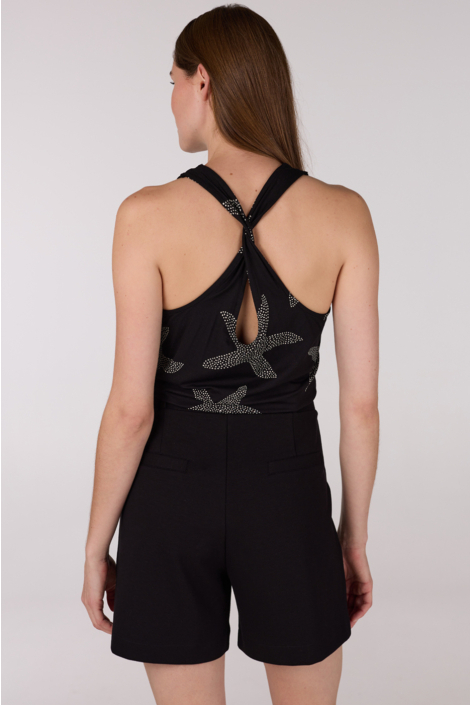Juffrouw Jansen zwarte dames top