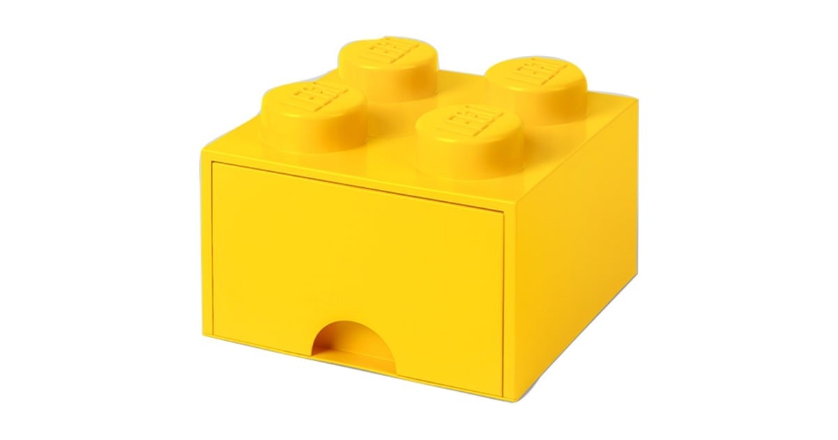 Room CopenhagenLEGO Brick Drawer 4 Geel opbergdoos  (Geel)