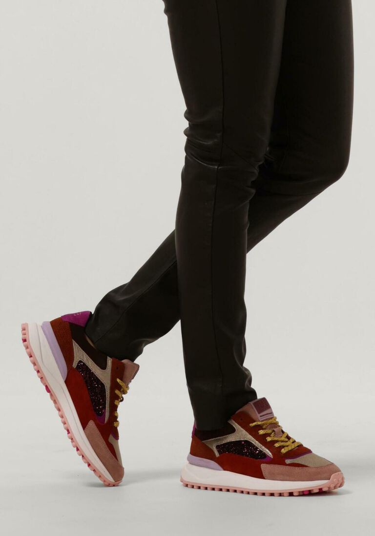 FLORIS VAN BOMMEL roze floris van bommel lage sneakers sfw-10099