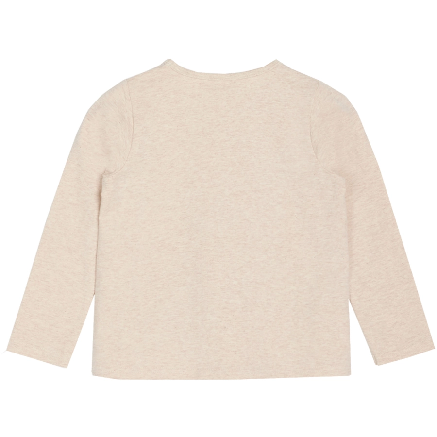 Hust & Claire Langarmshirt Amel Wheat melange
