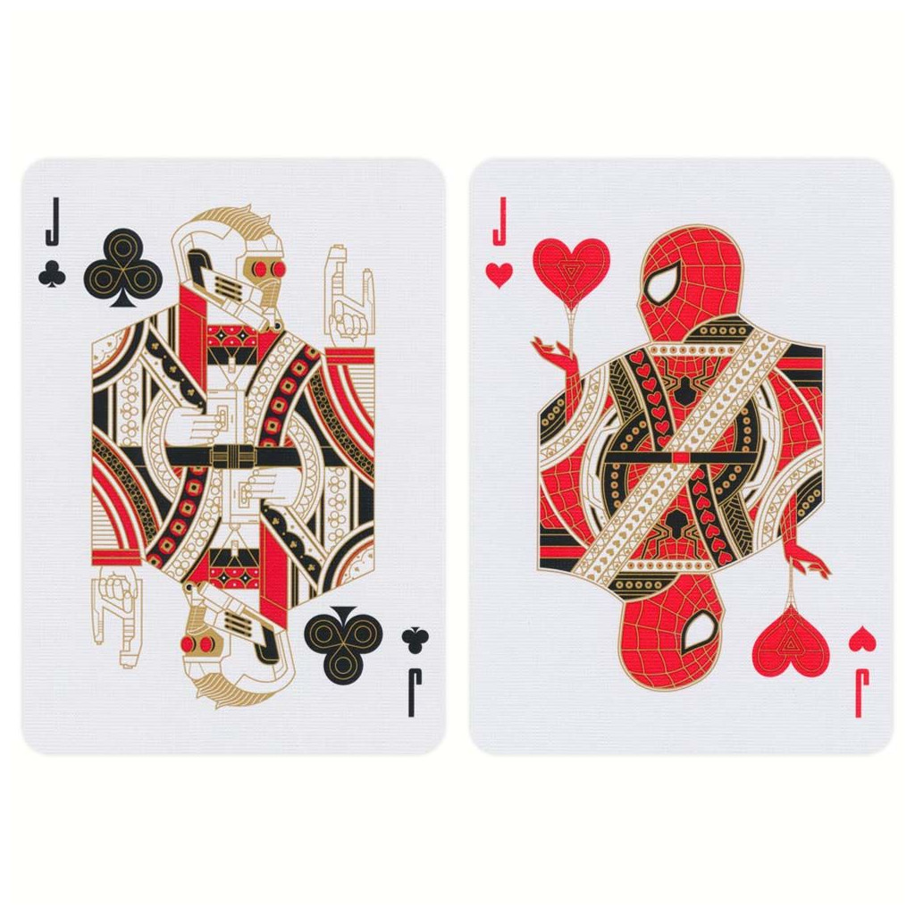 Cartes à jouer Theory11 - Avengers - Edition Rouge
